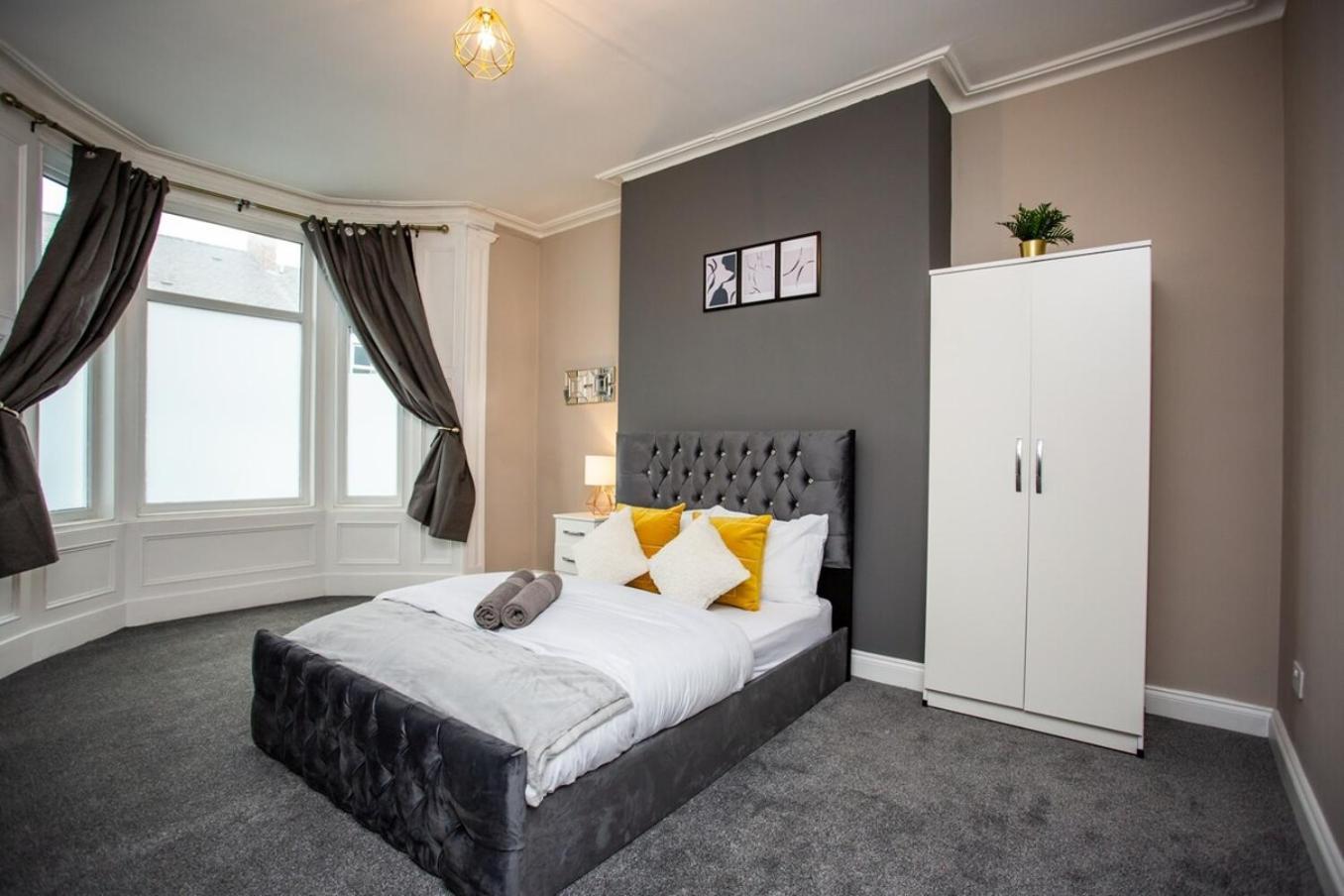 Heart Of South Shields Modern Interior 2 Bed Flat Apartment Westoe Bagian luar foto